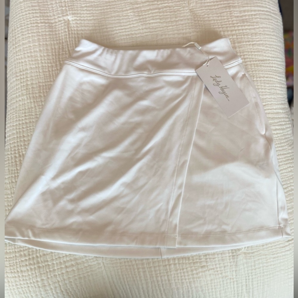 NWT Lady Hagen White Golf Skort